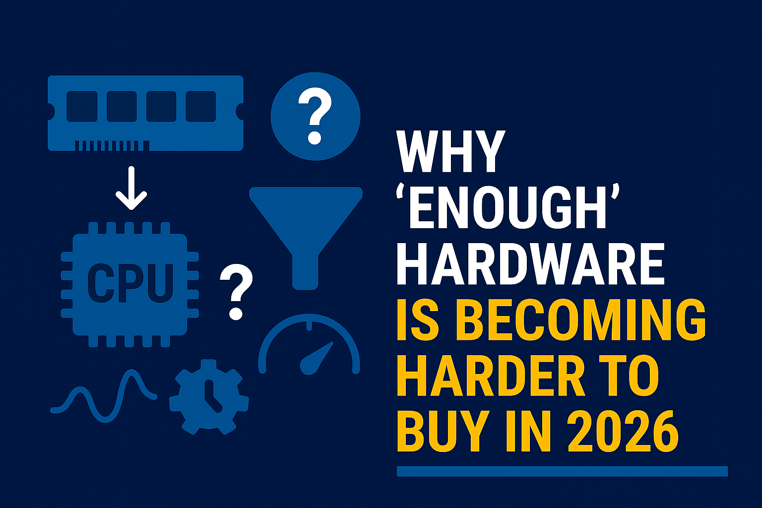 Why ‘Enough’ Hardware Is Becoming Harder to Buy in 2026