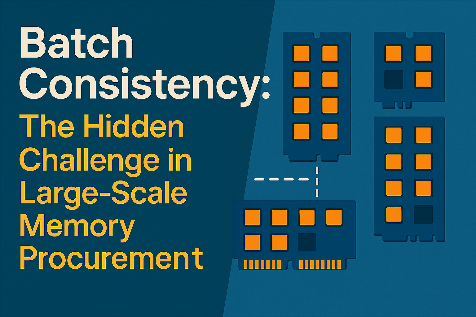 Batch Consistency: The Hidden Challenge in Large-Scale Memory Procurement